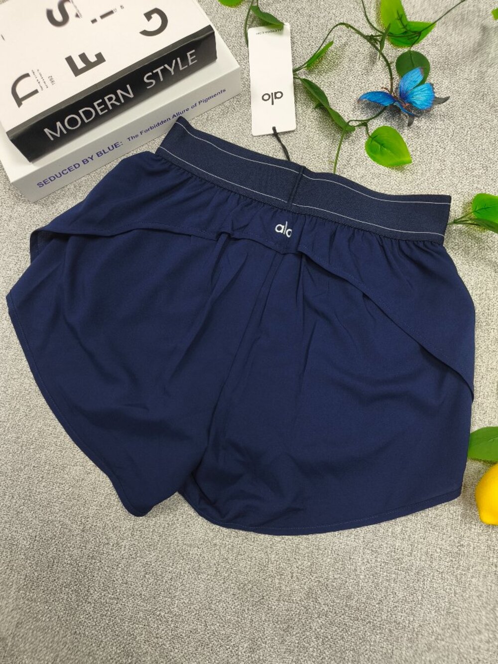 Navy ALO Yoga Match Point Athletic Shorts-New with Tags🎇Tennis Sports Daily😉 - Picture 3 of 7